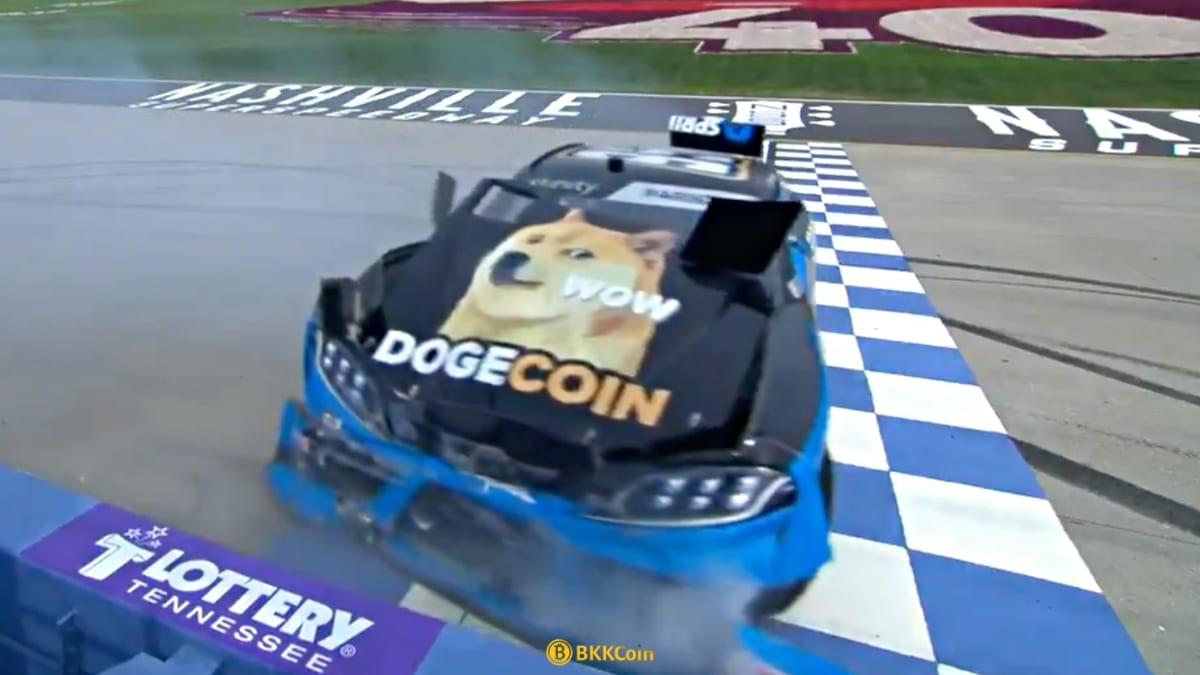 Dogecoin-Branded NASCAR Crashes as Badly as DOGE